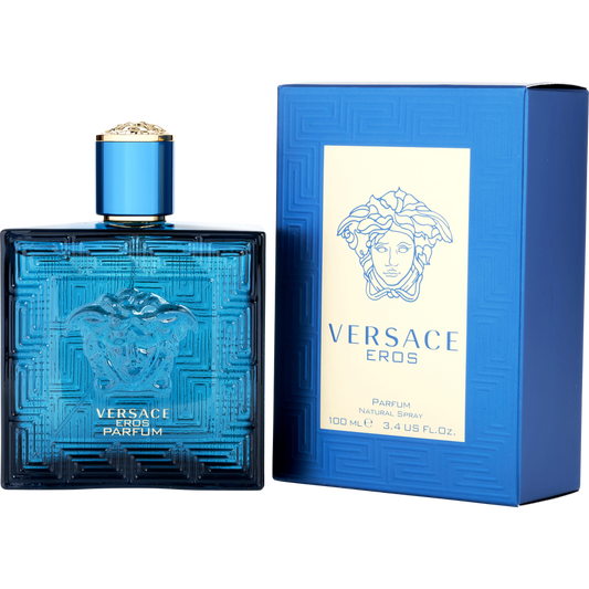 Versace Eros Parfum 3.4 oz box and bottle