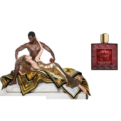 Versace Eros Flame Eau de Parfum Spray for Men – 3.4 oz