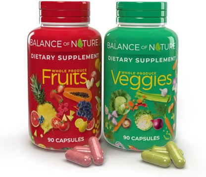 Balance of Nature Fruits & Veggies Supplement Set