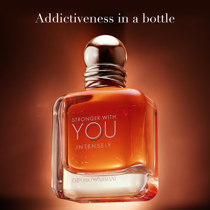 Armani Beauty Stronger With You Intensely Eau de Parfum for Men – Warm & Spicy Fragrance