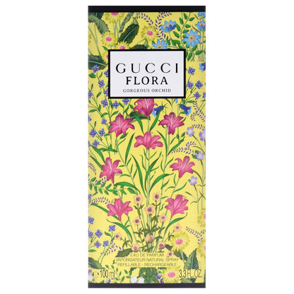 Gucci Flora Gorgeous Orchid Eau de Parfum for Women – 3.3 oz Refillable Spray