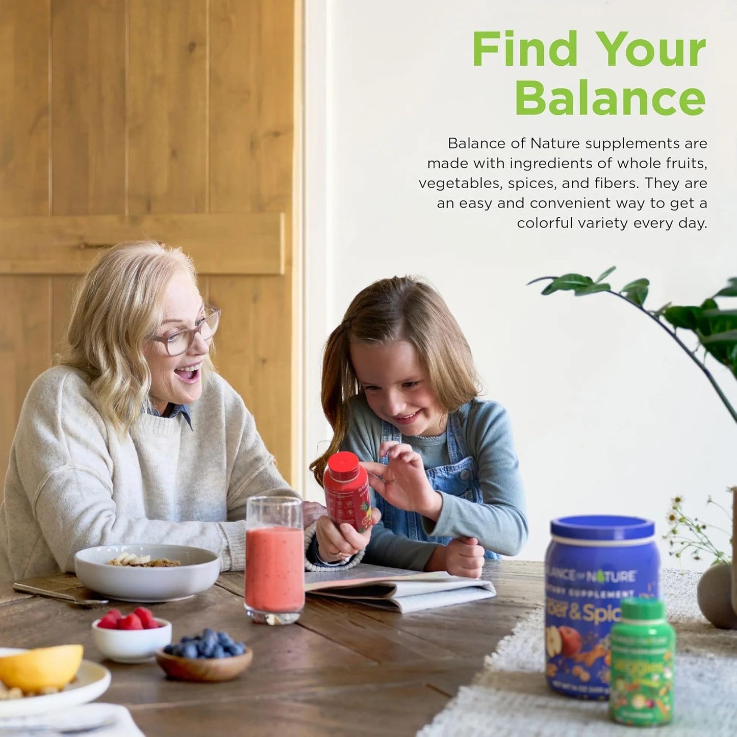 Balance of Nature Fruits & Veggies Supplement Set