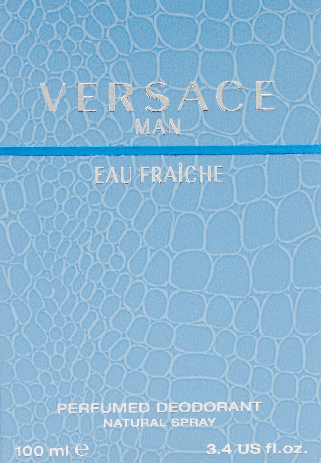 Versace Man Eau Fraîche Perfumed Deodorant Spray for Men – 3.4 oz